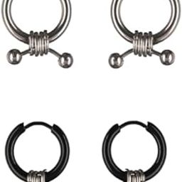 Plain Round Hoop Bali Earrings for Women Men Boys & Girls-image-76