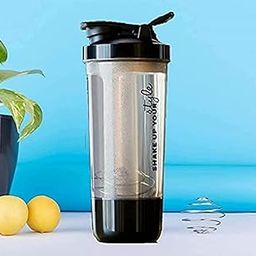Bow & Lace Protein Shaker Bottle for Protein Mix with Storage Compartment & Stainless Steel Blender Ball-image-26