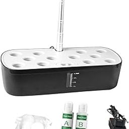 ARTISOUL® Hydroponics Growing Machine EU Plug Practical 12 Holes for Home Porch Balcony | Yard Garden & Outdoor Living | Gardening Supplies | Hydroponics & Seed Starting | Hydroponic Systems-image-60