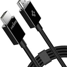 Spigen HDMI 2.1 Cable 8K at 60Hz / 4K at 120Hz[Ultra High Speed] [Highly resistant with EMI and RFI] Compatible with MacBook Pro/Air/Samsung TV/Xbox / PS5 / PS4 and more - 2M, Black-19