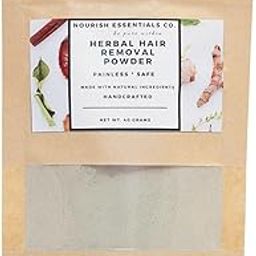 Nourish Essentials Co. Herbal Hair Removal Wax Powder, Bikini Wax, 10 Minutes Hair Removal, Safe And Easy 40 Grams. Full Body Wax for Women-image-58