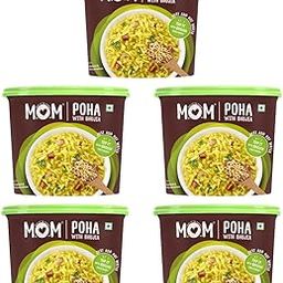 MOM - Meal of the Moment, Poha with Bhujia, 80g (Pack of 5) - Ready to Eat | Instant Food | No Added Preservatives-image-15