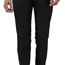 Men's Mid Rise Slim Fit Structure Pattern Poly Viscose Blend Flat Front Formal Trouser-picture-11
