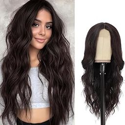 BLUSHIA (Brown) Full Head Hair Wig For Women Curly And Synthetic Hair With Net Wig Cap-image-30