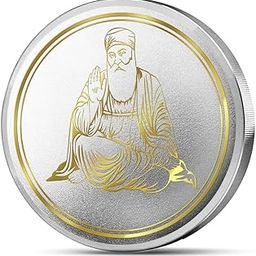 MOHUR Sikh Guru Nanak Silver Coin (999) Pure Silver-21