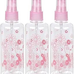 HOUSE HATCH 100ml Empty Cute Reusable Refillable Fine Mist Sprayer Spray Bottle with Ultra-Fine Mist Pump for Travel, Outdoors, Beauty Purposes (Random Colour) Pack of (6)-11