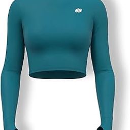 Sfytt Women Workout Crop Top Athletic Yoga Long Sleeve Fitness Tight Tee Gym Cropped Tank Tops-image-95