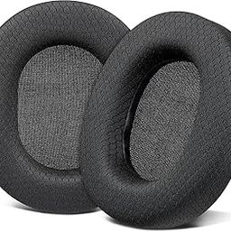 SOULWIT Earpads Replacement for SteelSeries Arctis 1/3/5/Arctis 7/7+/7P/7P+/7X/7X+/9/9X/Pro/Prime(Do Not Fit Any Arctis Nova) Headset, Ear Pads Cushions with High-Density Foam (Arctis MF Black)-image-89