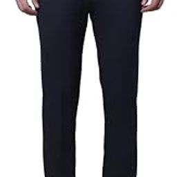 Men Solid Non Pleated Regular Fit Mid Rise Formal Trousers for Men | Formal Pants for Men | Formal Wear Regular Fit Trousers for Men (P_MTRF00123)-picture-13