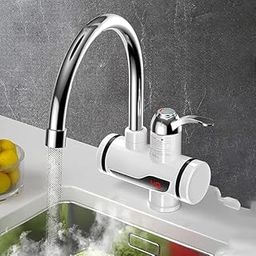 Jaini Enterprise Hot Water Tap with Rapid Heating, Perfect for Kitchens and Bathrooms with 360-degree Flexible Sprayer and Real-Time Temperature Display-image-1
