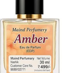 Amber Eau de Parfum by Maind Perfumery – Long-Lasting Fragrance, 30 ml, Floral Amber Scent for Women & Men-image-83
