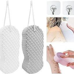 NEAR STOP Bath Sponge,Ultra Soft Bath Body Shower Sponge,New Cleaning Spa Bath Mud Sponge,Spa Scrub Exfoliator Dead Skin Remove,Sponge Bath Sponge for Adults Children-image-63