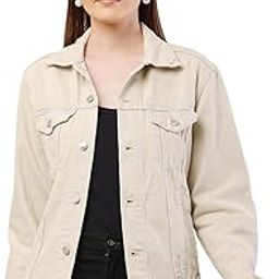Women's Cotton Full Sleeve with Shirt Collar Light Beige Jacket-image-17