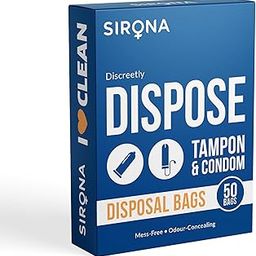 Sirona Tampons & Condom Disposal Bags - 50 Bags-picture-15