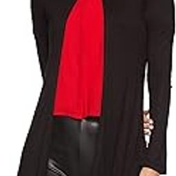 Women's Viscose Long Length Blouson Gilet Jacket-image-44