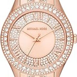 Harlowe Analog Rose Gold Dial Women's Stainless Steel Watch-Mk4710-image-61