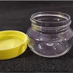 Right 12Pcs 30g/ml Cosmetic Empty Jar Pot Eyeshadow Makeup Face Cream Container Transparent-53