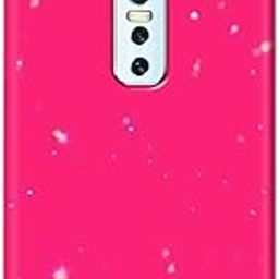 NDCOM for Vivo V17 Pro Back Cover Pink Printed Hard Case-29