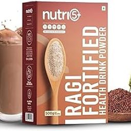 NUTRI5 Plus Ragi Fortified Health Drink Powder, 500 Gram, Non-GMO, Gluten-Free, Packed with Protein,Essential Minerals,High Nutritional Value,Ideal for All Ages, Boosts Energy & Immunity-22