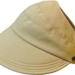 Sun Hat for Women Wide Brim Stylish Quick Drying Adjustable Summer Beach Hat Khaki-image-71
