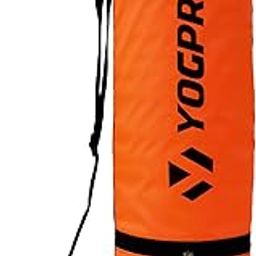 Yogpro Yoga Mat Cover Bag for Carrying Exercise Mat Yoga Bag with Zipper & Strap Universal Fit Yoga Mat Bag Cover (Orange)-image-4