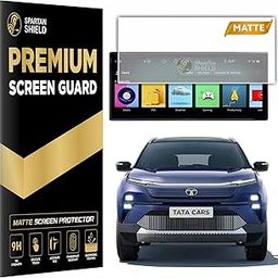 Spartan Shield MATTE SCREEN GUARD For TATA NEXON EV, HARRIER, SAFARI, CURVV & CURVV EV 12.3 INCH INFOTAINMENT TOUCHSCREEN 2024 Facelift | New 9H Tata Car Display Music System Protector Accessory 2025 [Not Tempered Glass]-19