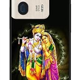 NDCOM for Motorola Moto Edge 50 Ultra 5G Back Cover Radha Krishna Printed Metal Case-23