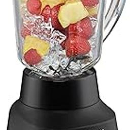 Hamilton Beach 58175 Wave Action Blender for Smoothies and Smoothies, Stainless Steel Ice Saber Blades, 800 Watts, Quiet Design, 40 oz Glass Jar, Black-image-43