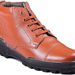 768 Tan Genuine Leather Police Boot Extra Comfortable & Durable Light Weight Boot-image-44