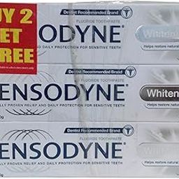 Sensodyne Toothpaste - Whitening, 3x70g Promo Pack-31