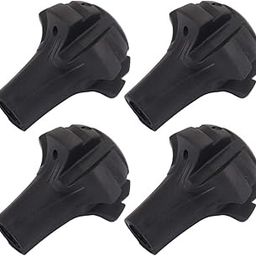 BESPORTBLE 4Pcs Shockproof Trekking Pole Foot Covers Non- Slip Trekking Pole Pads-image-3