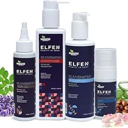 Elfen Rejuvenating Hair Therapy Combo with mist, oil, shampoo and conditioner | Promotes Hair Growth | Healthy, Strong Hair-image-47