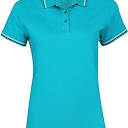 Polo T Shirt | Collar Tshirts | T-Shirt For Women | Half Sleeve Plain T Shirt | T-Shirt |Tshirt For Women Stylish | Women's Tshirt | Polo T-Shirt with Coloured Collar Tipping-image-9