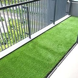 Kube Industries 35 MM Artificial Grass Indoor Outdoor Garden Lawn Landscape Synthetic Grass Mat (12" X 48") Green-HS_38_KUBMART21101, Standard-image-24