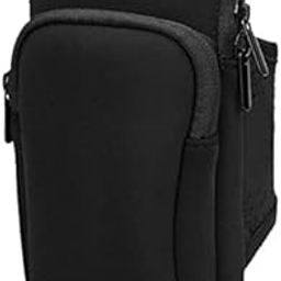 Waterproof Sport Armband, Unisex Running Jogging Gym Arm Band Mobile for Fitness with Adjustable Elastic Armband Case Phone Holder Strip Water Resistant 6.5 inches (Black)-21