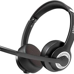 LIVEY 715BT Series Wireless Mic Noise Cancelling Multipoint Technology Multimedia Stereo Headset Optimized for Microsoft Teams and UC Compatible with iOS Android Mac Windows Devices (Black)-24