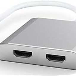 WJESOG 1x2 Mini Displayport to Dual HDMI Splitter Adapter,MDP to 2 HDMI Hub Multi Stream Transport Support 4K Resolution Support MST，SST-image-11