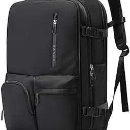 red lemon BANGE Multi-Functional Travel Laptop Backpack for Men, Expandable 180° Opening Water-Resistant Business Bag with USB port – Black-picture-21