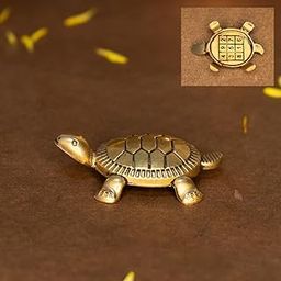 EKHASA 100% Pure Brass Feng Shui Tortoise for Good Luck (Small Size) | Vastu Items for Home for Good Luck | Good Luck Items for Home Decor Gifts | Best Gift Items for Career and Good Luck-14
