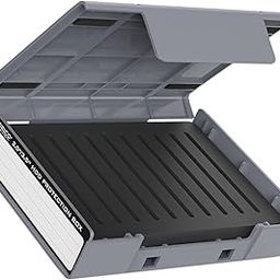 MERISHOPP Hard Drive Case with Label Multi-Protection Universal for 3.5 Inch/M.2 Gray|Computers/Tablets & Networking | Drives, Storage & Blank Media | Drive Enclosures & Docks-4