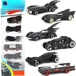 Royals hub Black Super Hero Mini Metal Die Cast Car Set of-6 Toy Vehicle Play Set Free Wheel High Speed Unbreakable for Kids Small Racing Car for Exciting Playtime Adventures Movie Vehicle-image-109