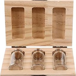 AOKWAWALIY Box Lanugo Umbilical Cord Preservation Tooth Holder Baby Tooth Organiser Tooth Fairy Cushion Baby Feeding Bottle Baby Gifts Keepsake Baby Bottles Boy Wooden Storage Mother Protection-image-33