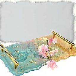 Craftinger Resin Tray Mould 30x23 cm | Premium Silicone Mold for Epoxy Resin Tray Making | High Gloss Finish | DIY Home Decor, Art & Craft Use-image-54