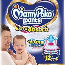 MamyPoko Pants Extra Absorb Baby Diapers, Small (S), 7 Count, 4-8 kg-image-59