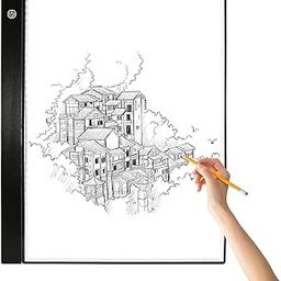 A3 LED Tracing Light Box Pad Graphic Tablet 4mm Ultra-Thin Drawing Board Copyboard 3 Levels Dimming with Separate Scale Plate Clips USB Cable for Artist Animation Designing Sketching Calligraphy-16