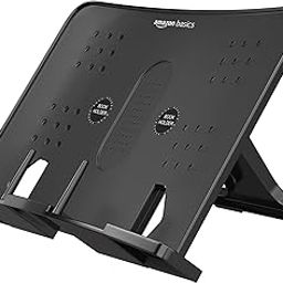 Amazon Basics Book Holder Stand | Sturdy & Lightweight | A4 Size | Black-15