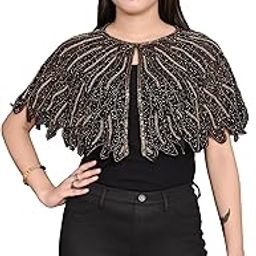 Poncho For Women New Cape Shrug For Fully Head Bead Emroidery Ponchu-picture-35