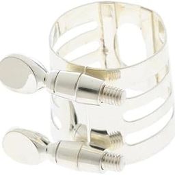 CALANDIS 2xMetal Saxophone Moutiece Pipe Clip Woodwind Part Silver | Other Accessories | Parts & Accessories | Wind & Woodwind-image-2