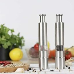 Stainless Steel Mini Paper Mills Grinder Tool Hand Operated Manual Salt and Other Spice Mill Pump & Grind Tool-image-99