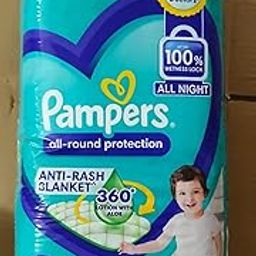 Pampers All Round Protection Pants Style Baby Diapers, Extra Large size (XL), (12-17kg) 40 Count, Anti-rash blanket, 360 degree Lotion with Aloe Vera-17